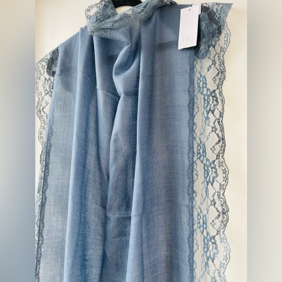 TILO Scarves for the Lace Lover 💙 NEW! Beautiful pieces day to night. - Picture 5 of 11